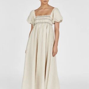 DISSH Bianca natural linen dress